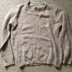 URBAN OUTFITTERS knitted tan sweaterO’HANLON MILLS